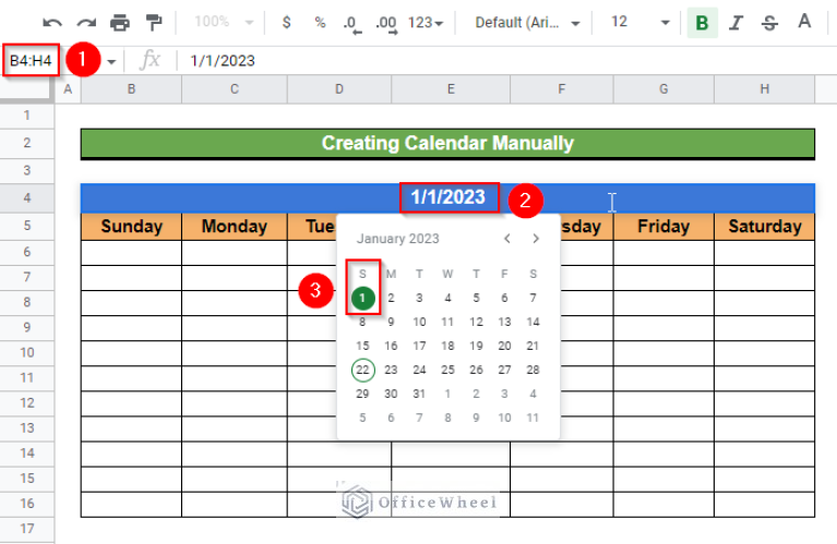 How to Insert a Calendar in Google Sheets (2 Effective Ways)