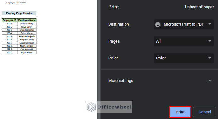 How to Insert a Header in Google Sheets (2 Simple Scenarios)