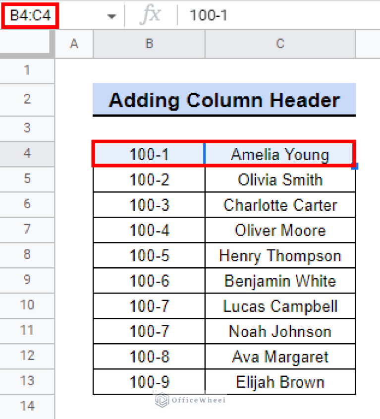 how-to-insert-a-header-in-google-sheets-2-simple-scenarios