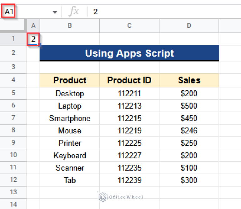 How To Insert Gridlines In Google Sheets