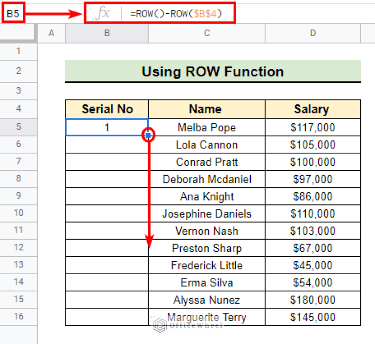 How To Insert Numbers In Google Sheets