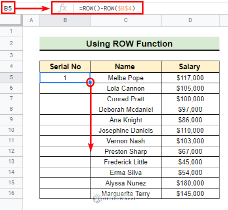 How To Insert Serial Numbers In Google Sheets 7 Easy Ways  How To Insert Serial Numbers In Google Sheets 7 Easy Ways