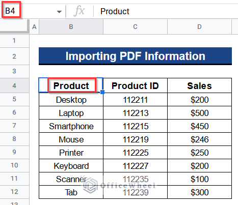 Pasting Values in Google Sheets