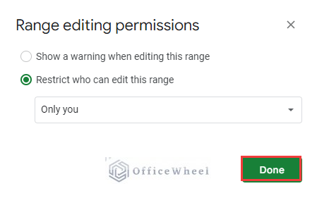 completing edit permission 