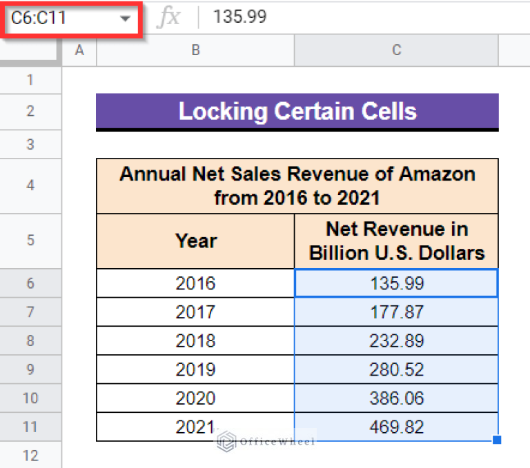 How to lock certain cells in google sheets with quick steps 