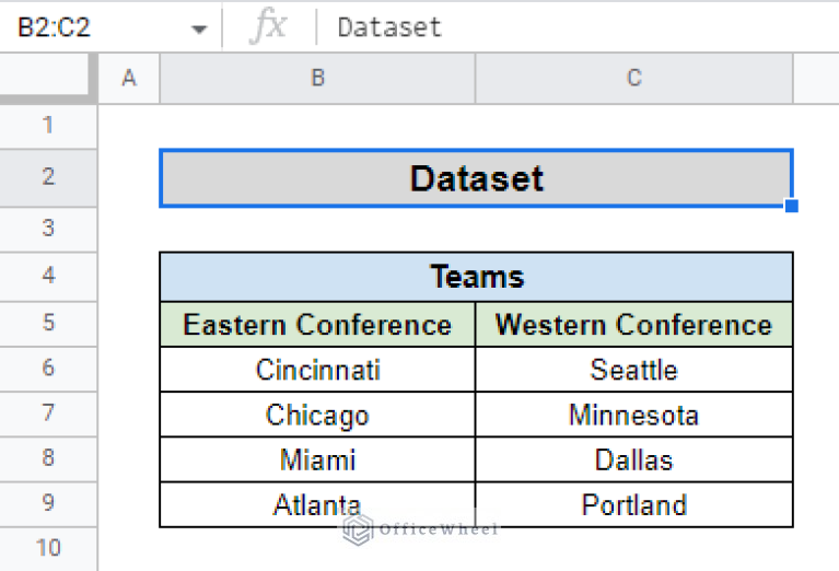 How to Make a Tournament Bracket in Google Sheets (Easy Steps)