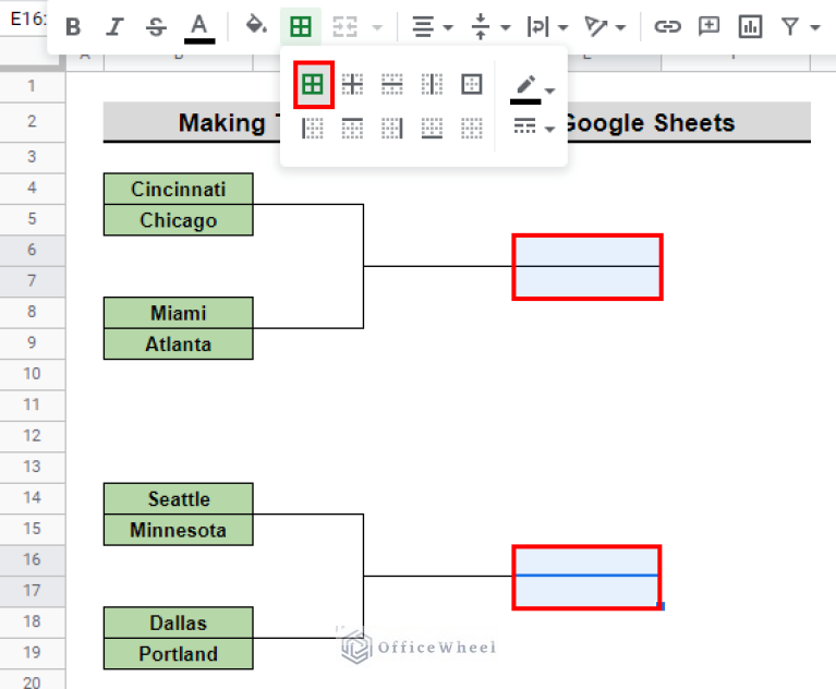 How to Make a Tournament Bracket in Google Sheets (Easy Steps)