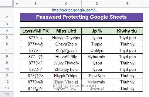 Overview to Password Protect Google Sheets