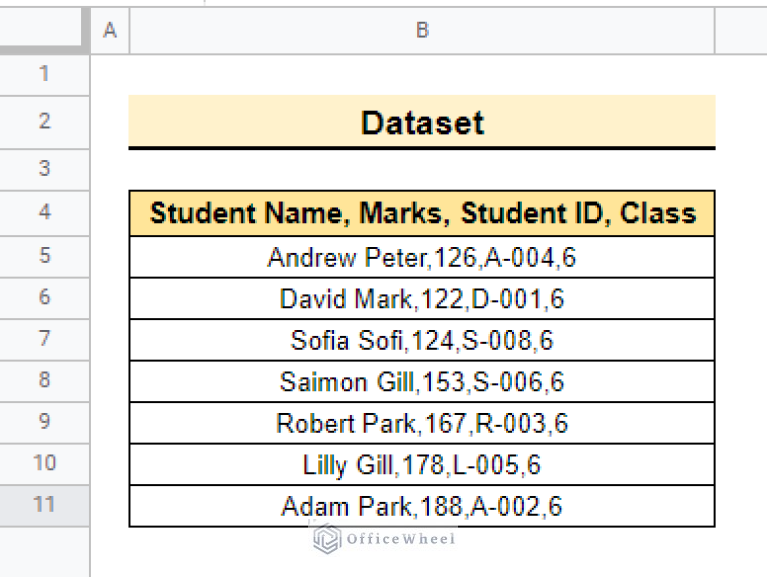 How to Paste Comma Separated Values in Google Sheets