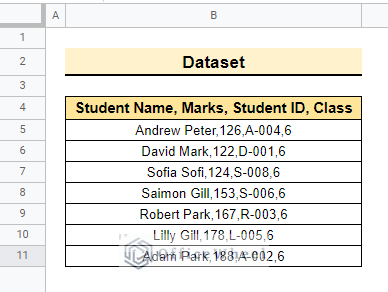 how to paste comma separated values in google sheets