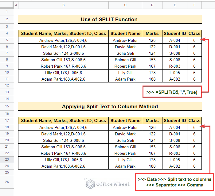 How to Paste Comma Separated Values in Google Sheets