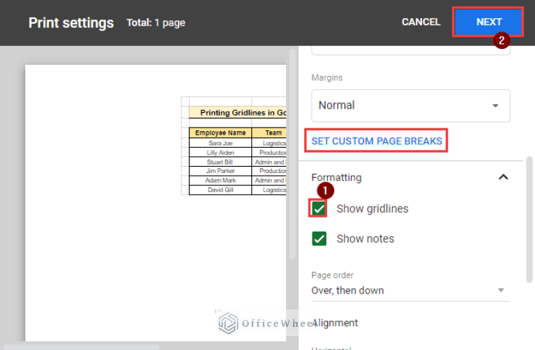 How to Print Gridlines in Google Sheets (with Easy Steps)