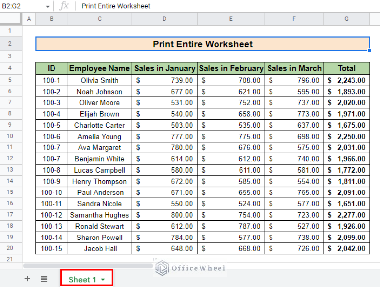 How To Print Landscape In Google Sheets