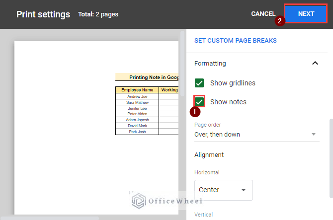 Print Notes Resumen How to Print Notes in Google Sheets (with Quick Steps)