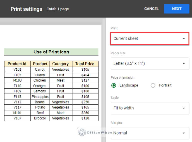 How To Print Only Certain Columns In Google Sheets 3 Ways how-to-print-only-certain-columns-in-google-sheets-3-ways
