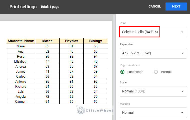How To Print Preview In Google Sheets 2 Easy Examples