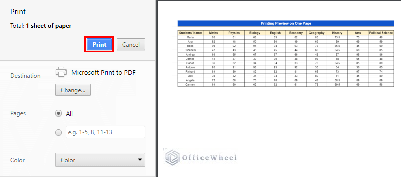 How to Print Preview in Google Sheets (2 Easy Examples)