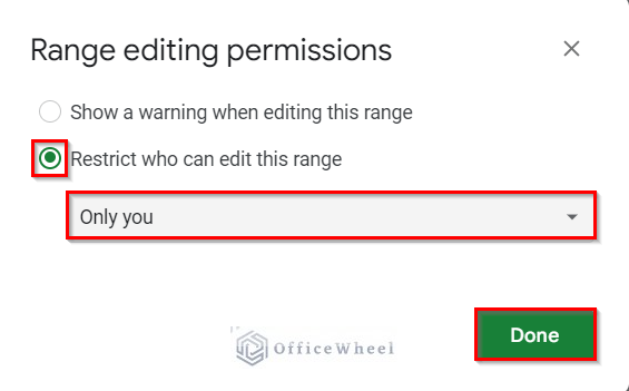 Restrict Users from Editing to Protect Formulas in Google Sheets
