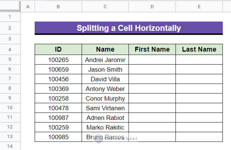 How To Split A Cell Diagonally In Google Sheets 3 Quick Ways 