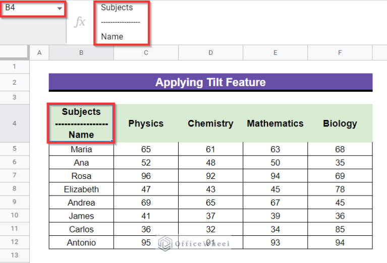 how-to-split-a-cell-diagonally-in-google-sheets-3-quick-ways