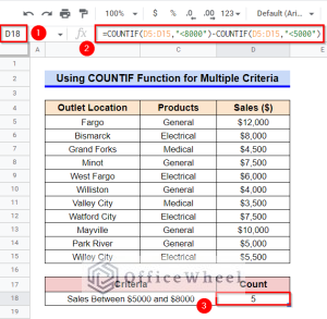 How to Use COUNTIF Function in Google Sheets (7 Examples)