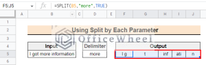 How to Use SPLIT Function in Google Sheets (5 Ideal Examples)