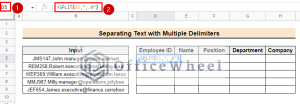 How to Use SPLIT Function in Google Sheets (5 Ideal Examples)