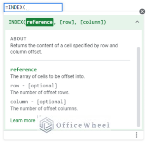 Use INDEX MATCH Across Multiple Sheets in Google Sheets