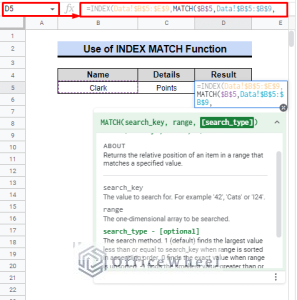 Use INDEX MATCH Across Multiple Sheets in Google Sheets