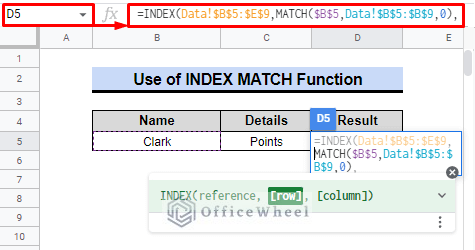 matching row values using match function 