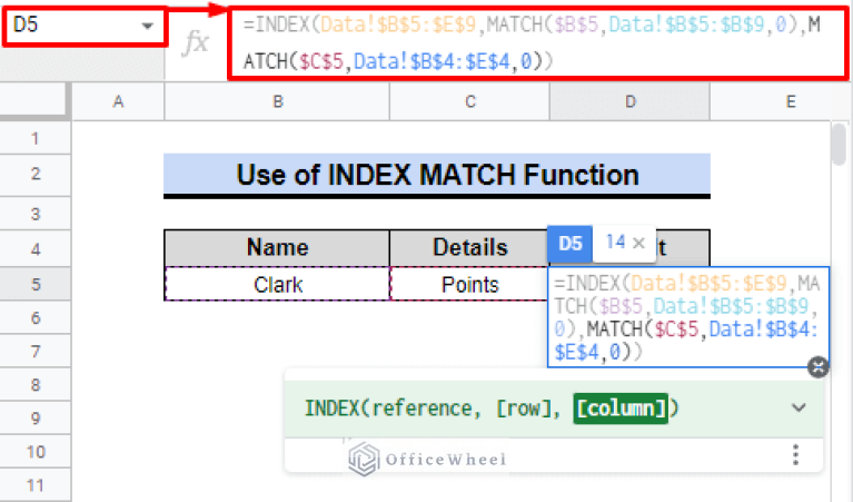 Use INDEX MATCH Across Multiple Sheets in Google Sheets