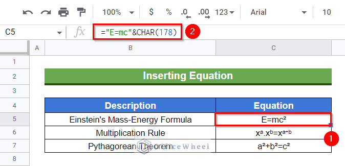 An overview of inserting equation