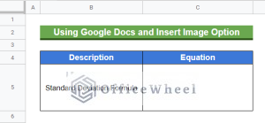 How to Insert Equation in Google Sheets (4 Tricky Ways)