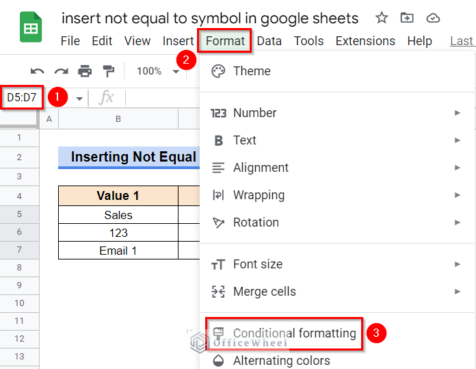 Applying Conditional Formatting to the required Range