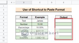 How to Use Paste Special Shortcut in Google Sheets (2 Examples)