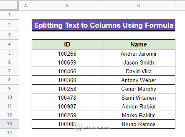 how-to-split-text-to-columns-using-formula-in-google-sheets