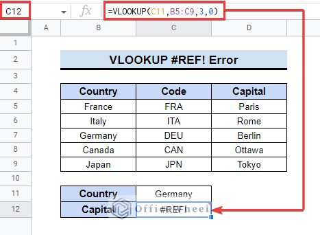 VLOOKUP Error in Google Sheets (with Quick Solutions)