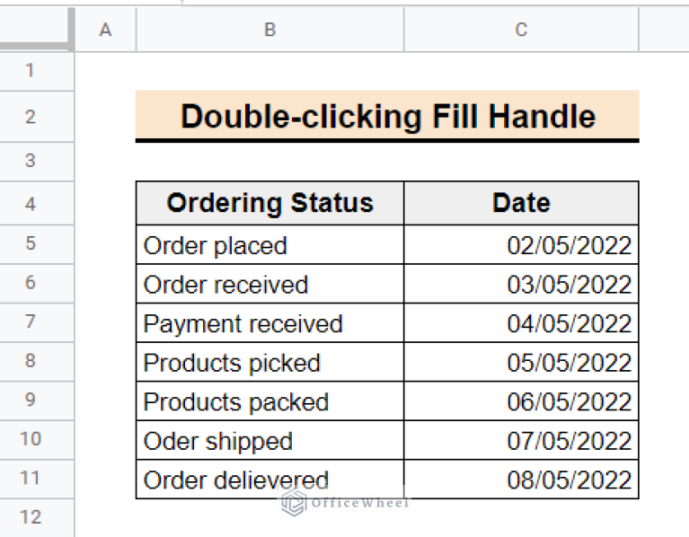 How to Fill Column with Dates in Google Sheets (2 Easy Ways)