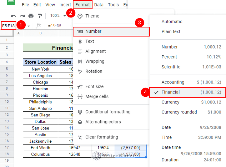 How to Add Parentheses in Google Sheets (5 Ideal Scenarios)