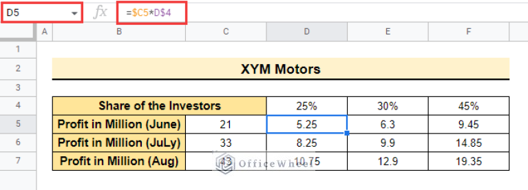 How to Insert Formula in Google Sheets for Entire Column
