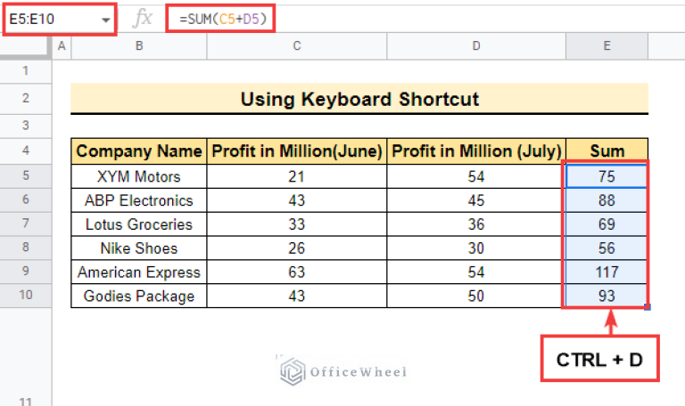 How to Insert Formula in Google Sheets for Entire Column