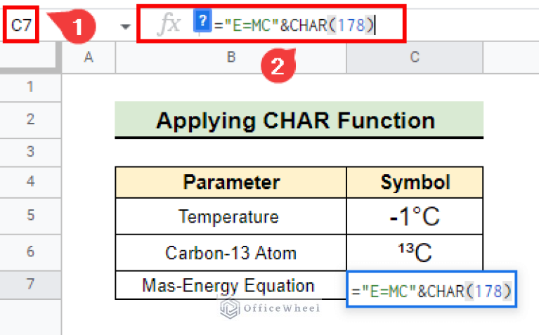 How to Insert Superscript in Google Sheets (2 Simple Ways)