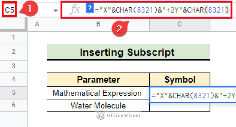 Subscript Sheets How to Insert Superscript in Google Sheets (2 Simple Ways)