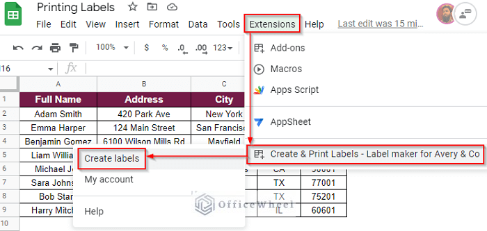 How to Print Labels from Google Sheets (With Quick Steps)